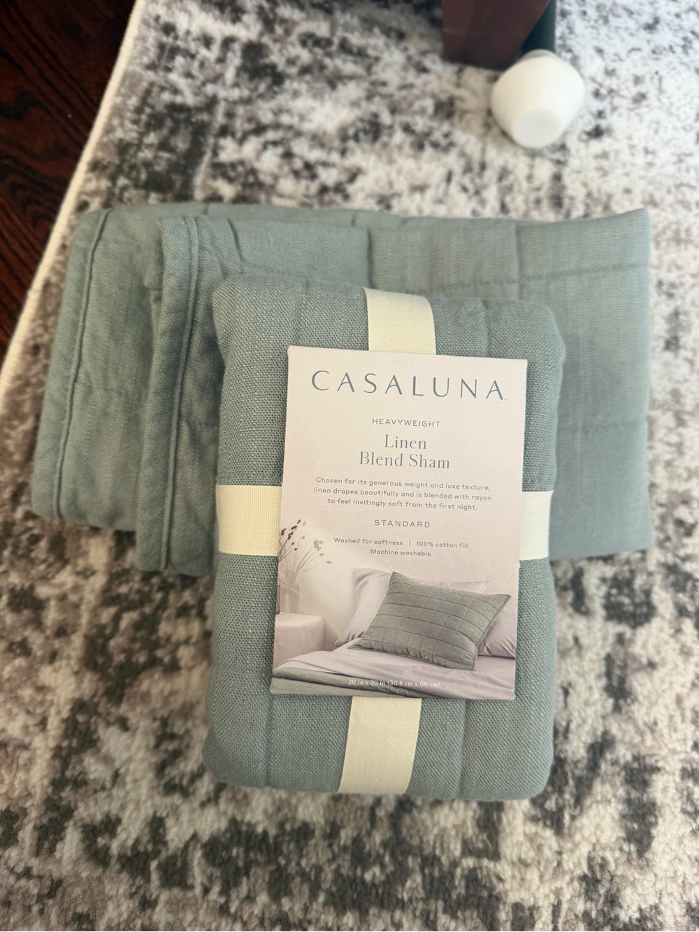 Casaluna Light Sage Quilted Bedspread Set